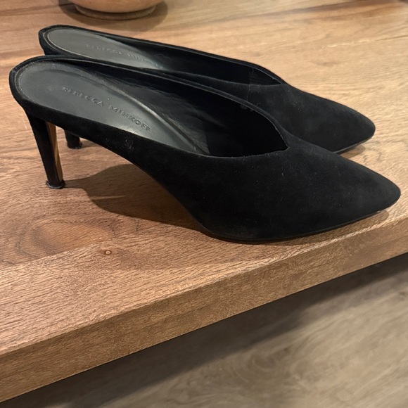 Rebecca Minkoff Black Suede Mules - Picture 4 of 4